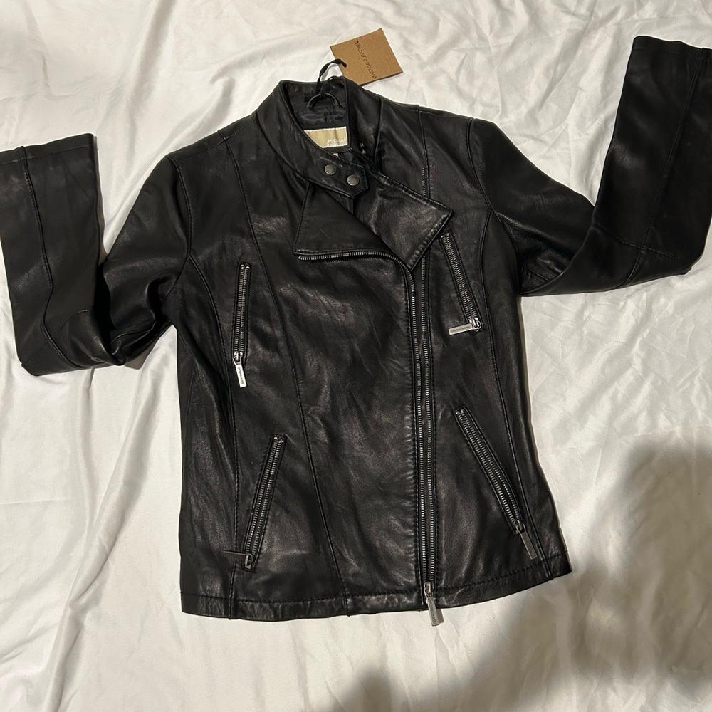 Brand new Michael Kors leather jacket